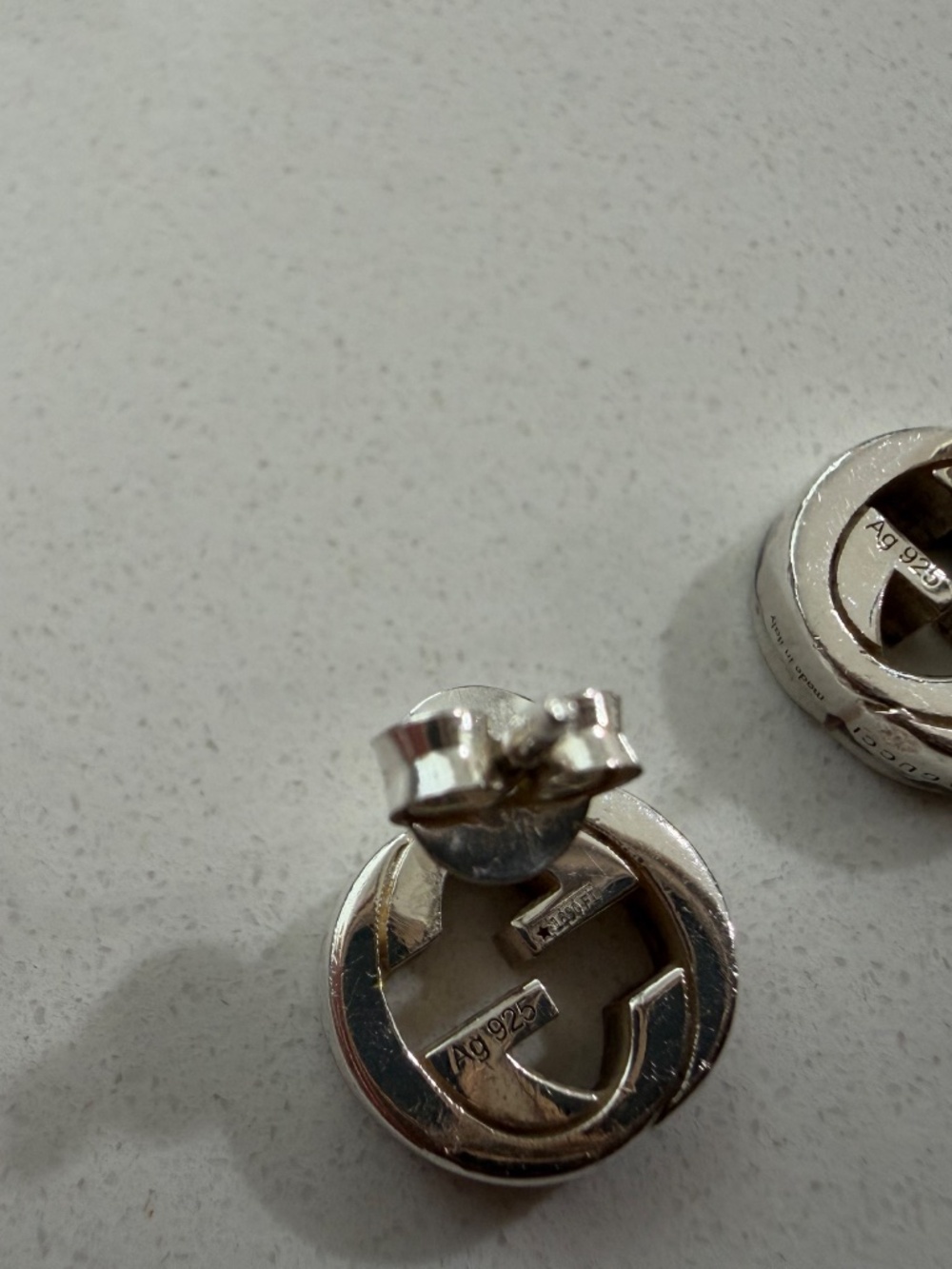 Gucci stud earrings sterling silver - Picture 5 of 7